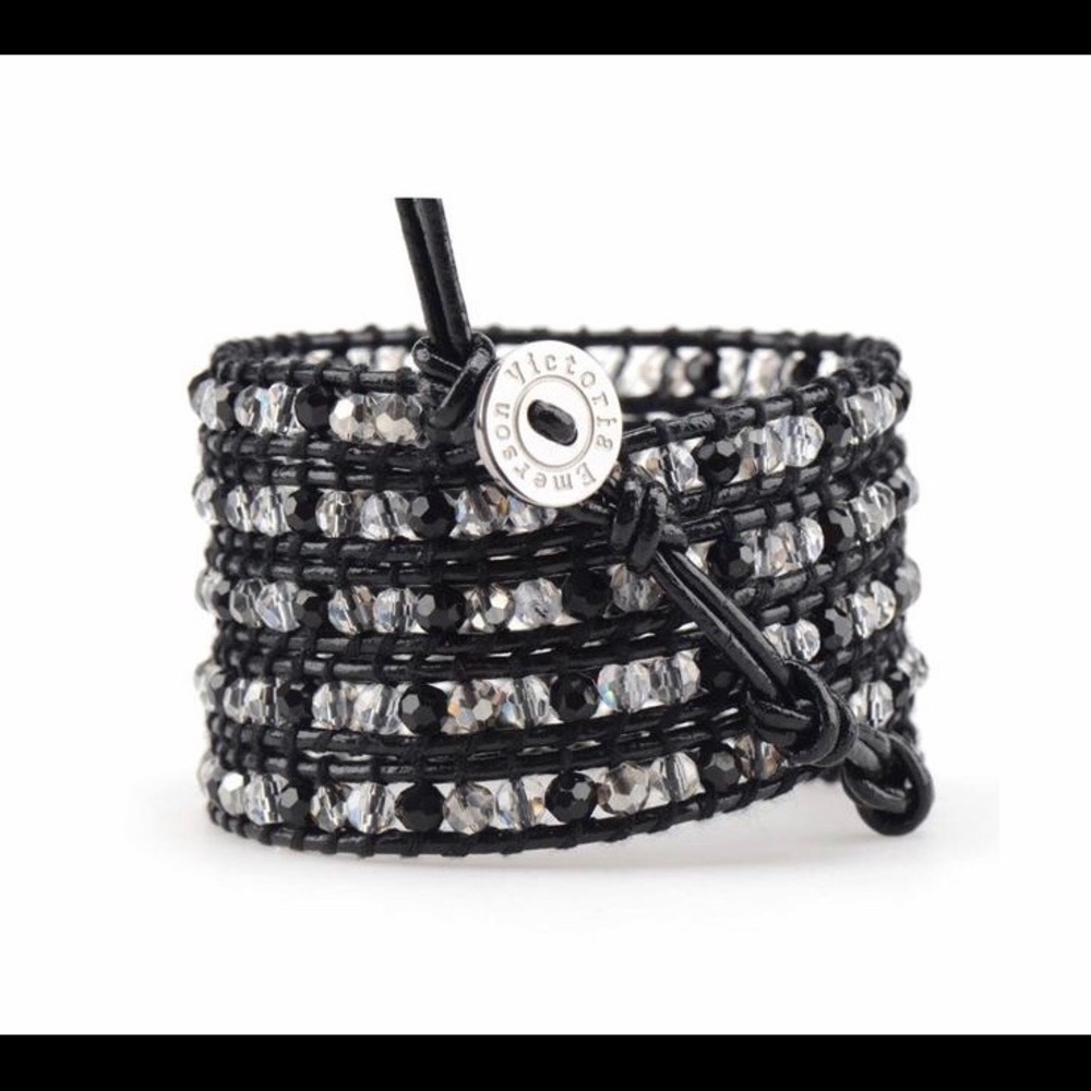 Victoria Emerson Wrap Bracelet w/crystals NWT